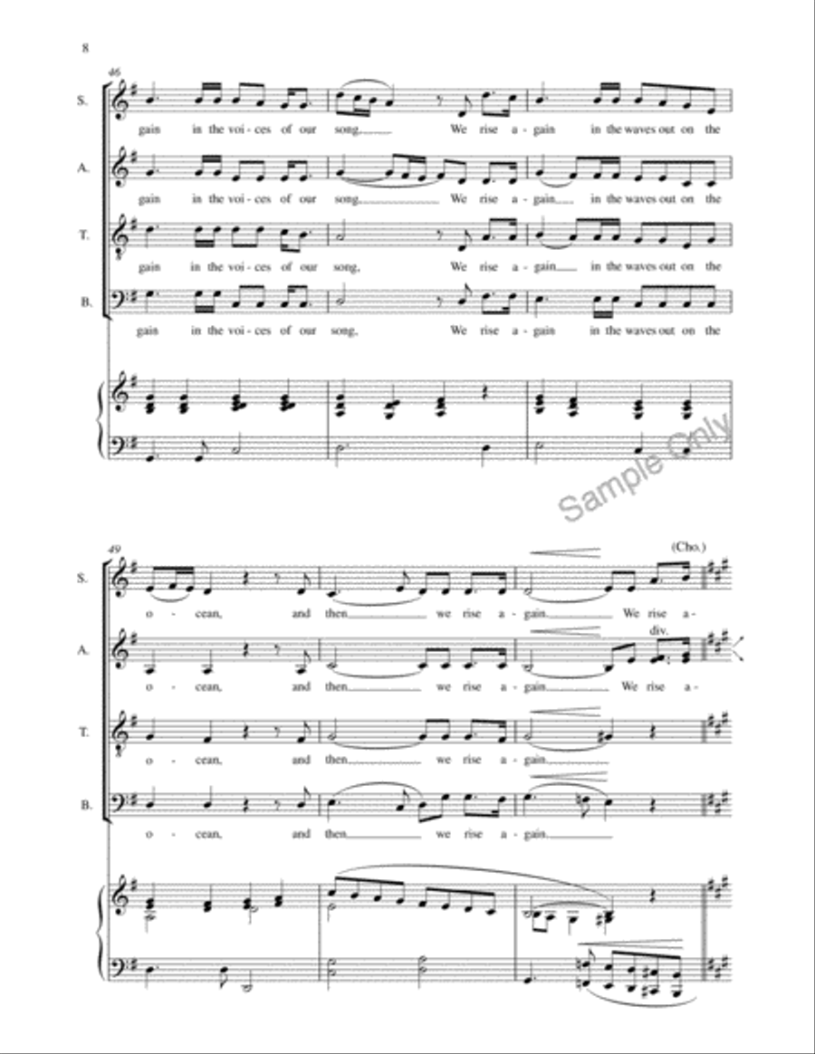 We Rise Again We Rise Again 4-Part scores gallery preview page 7
