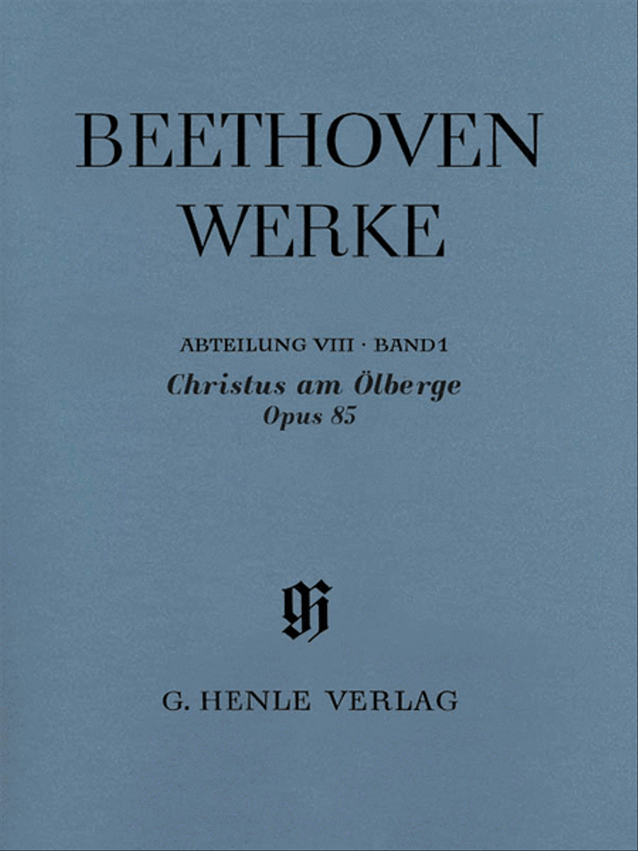 Christus am Ölberge Op. 85 Choir scores gallery preview page 1
