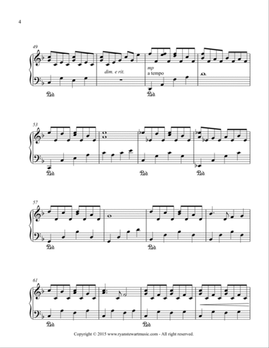 Our Story (Solo Piano) Piano Solo scores gallery preview page 4