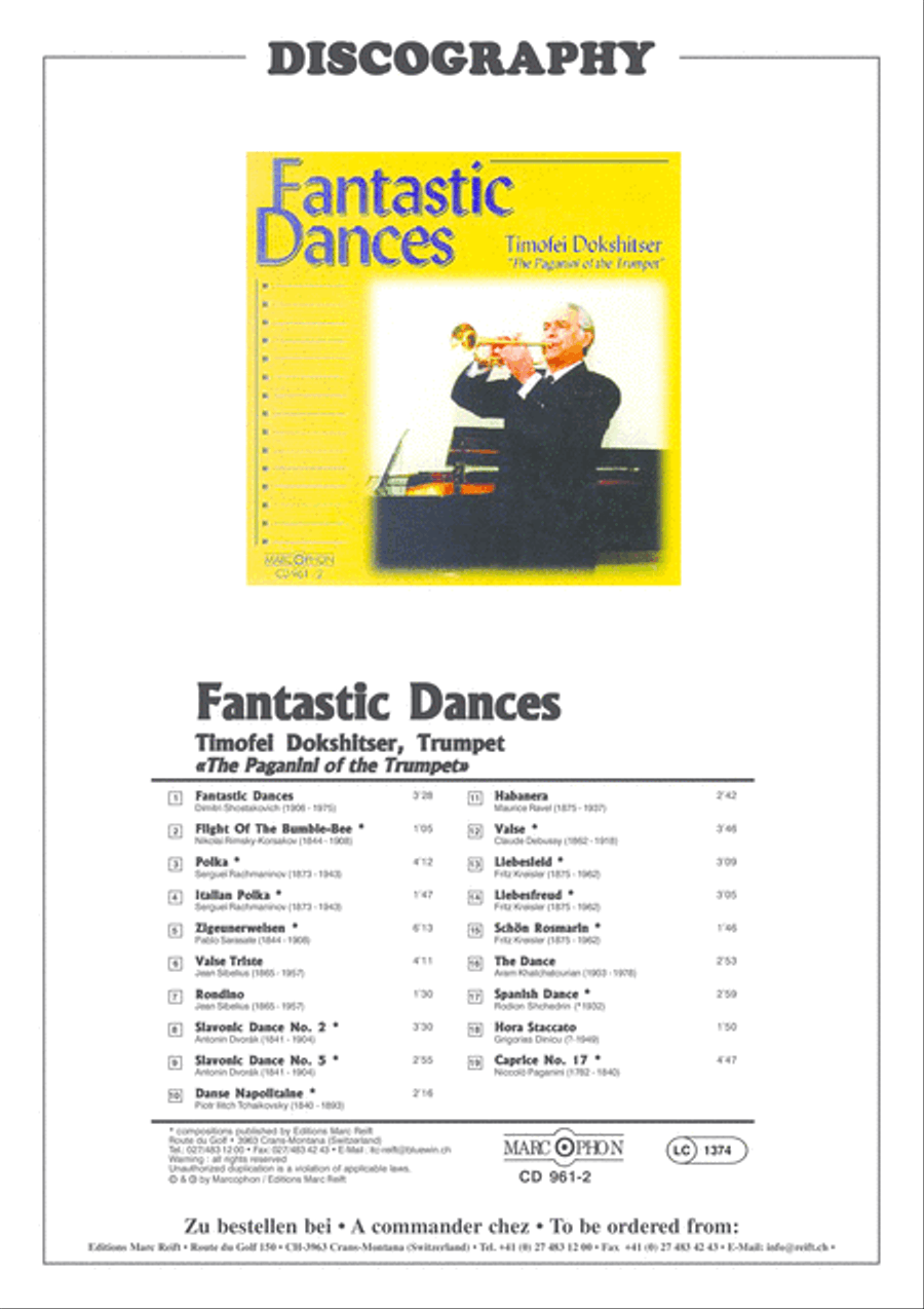 Slavonic Dance No. 8 Trumpet Solo scores gallery preview page 3