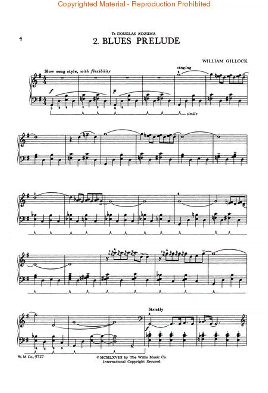 Three Jazz Preludes Piano scores gallery preview page 3