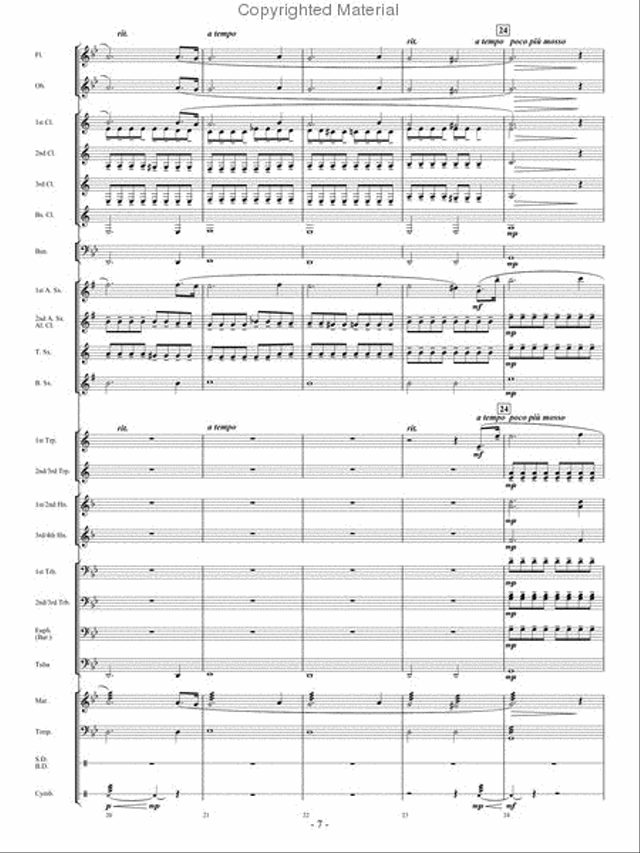 Prelude, Opus 28, No. 4 Concert Band scores gallery preview page 6