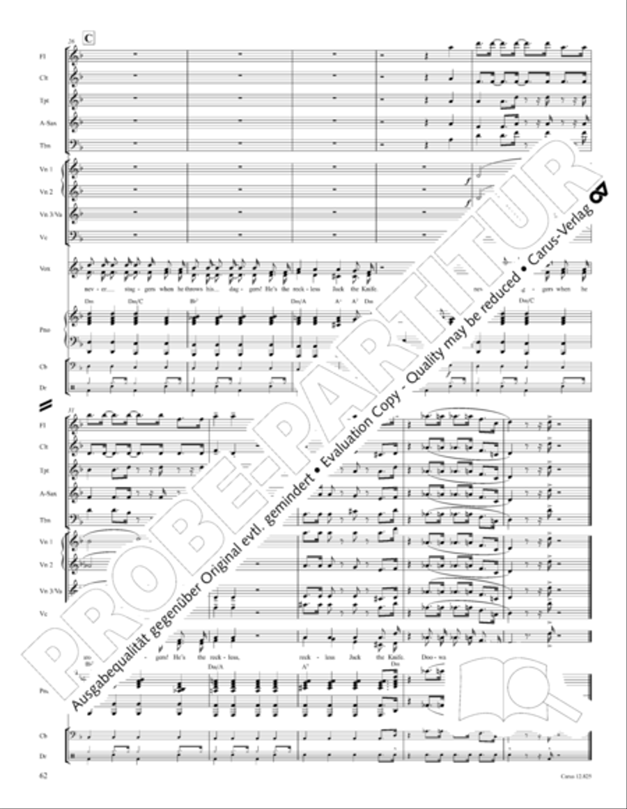 Circus Allegro Choir scores gallery preview page 63