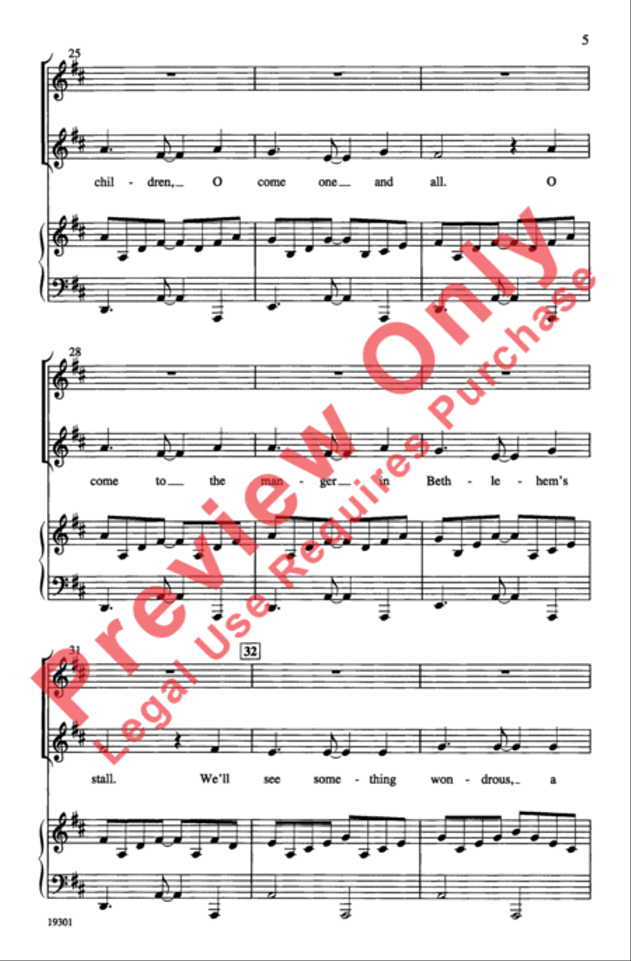 Christmas Lullaby Calypso - 2-Part 2-Part scores gallery preview page 5