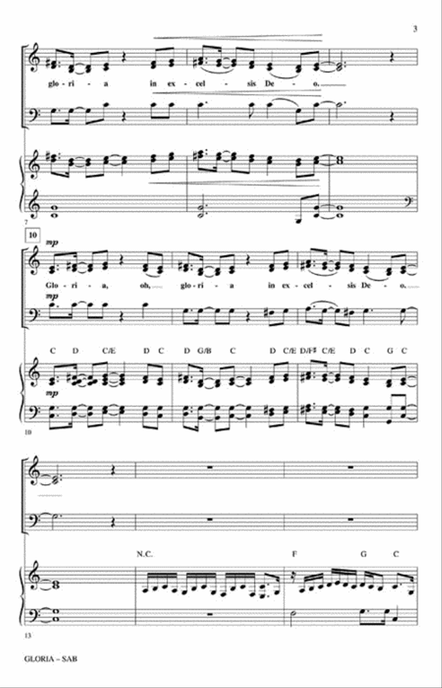 <br>Sheet music extract