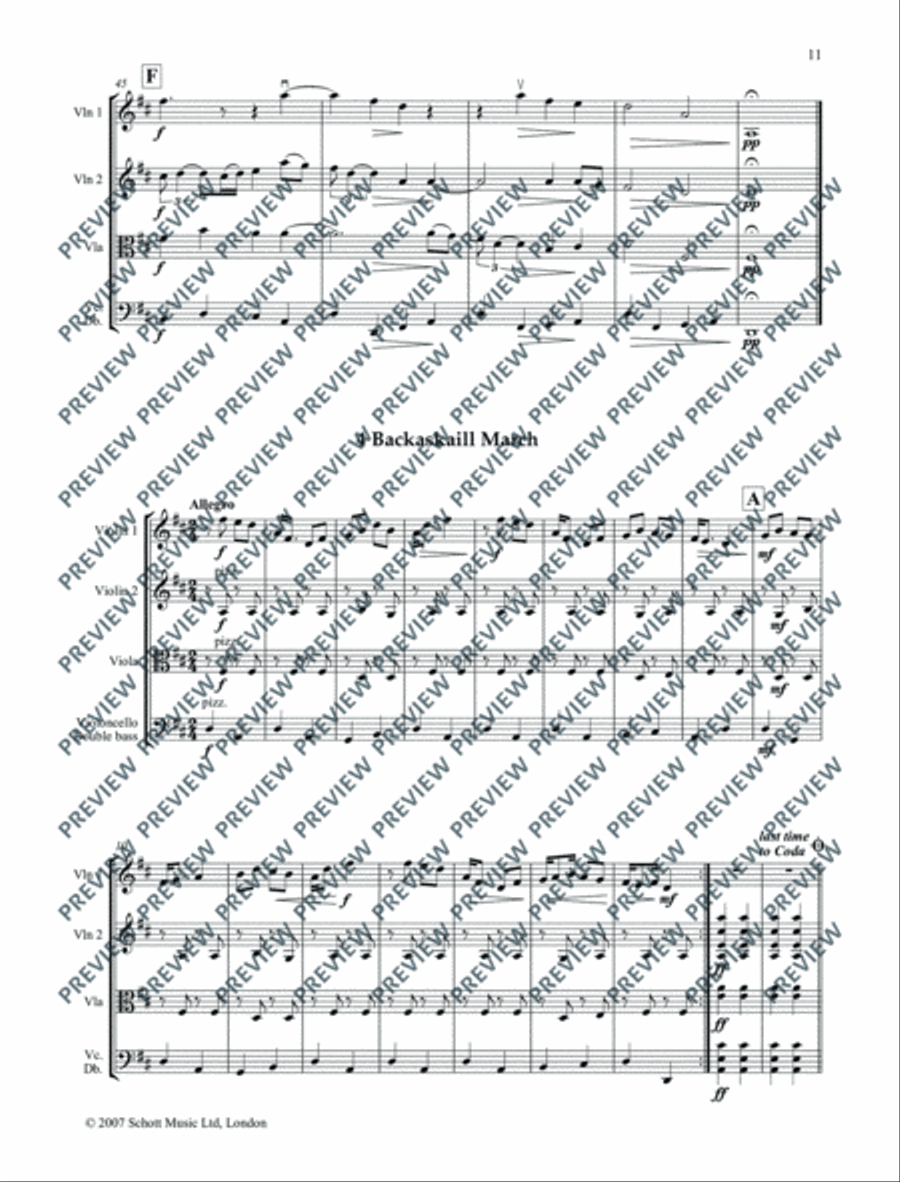 Start Point String Quartet scores gallery preview page 12