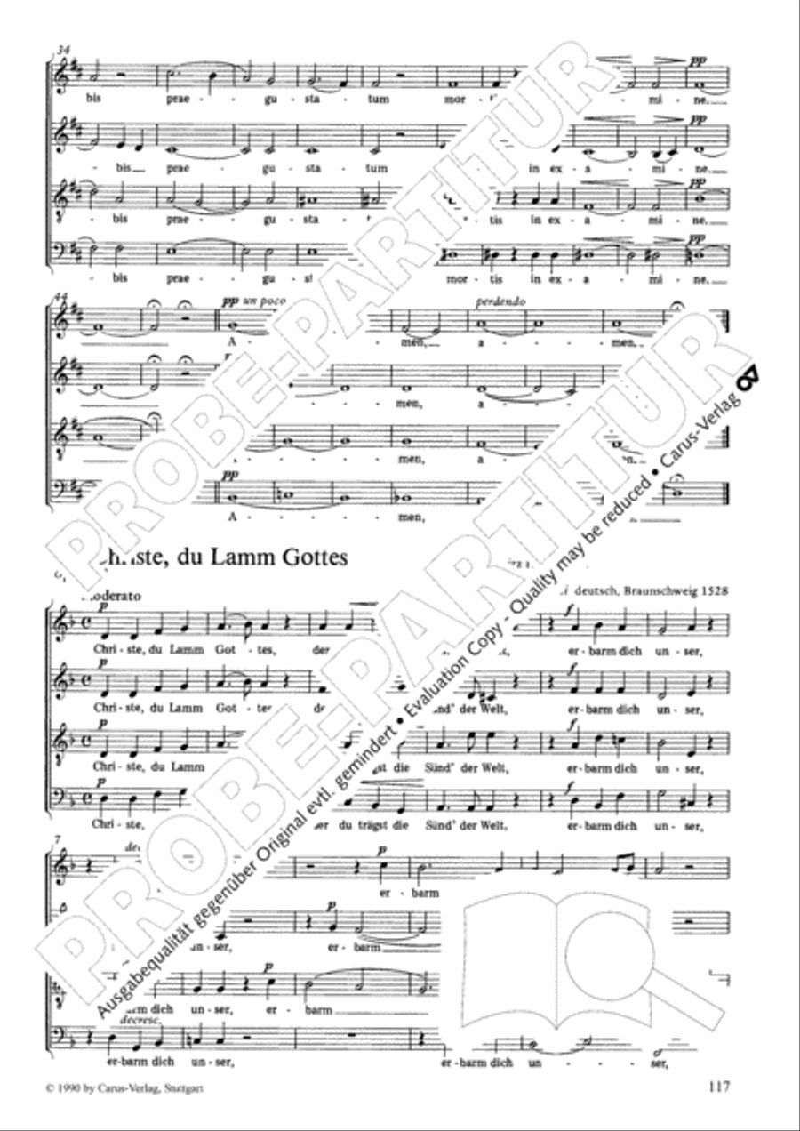 Geistliches Chorbuch der Romantik Choir scores gallery preview page 118