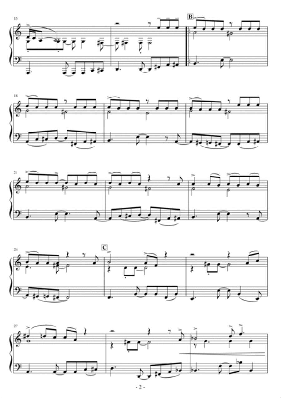 Soul Searching Easy Piano scores gallery preview page 2