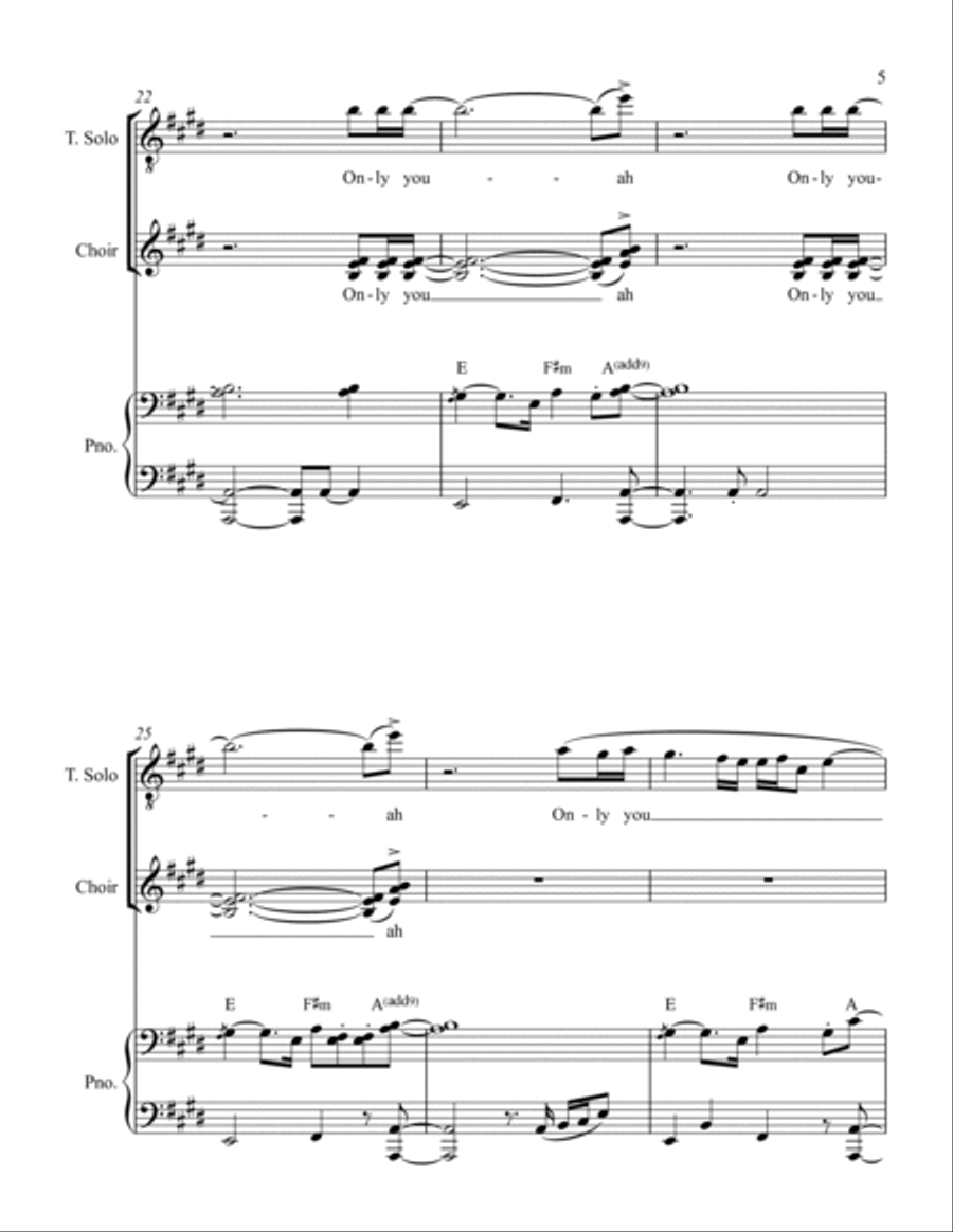 Only You Voice scores gallery preview page 5
