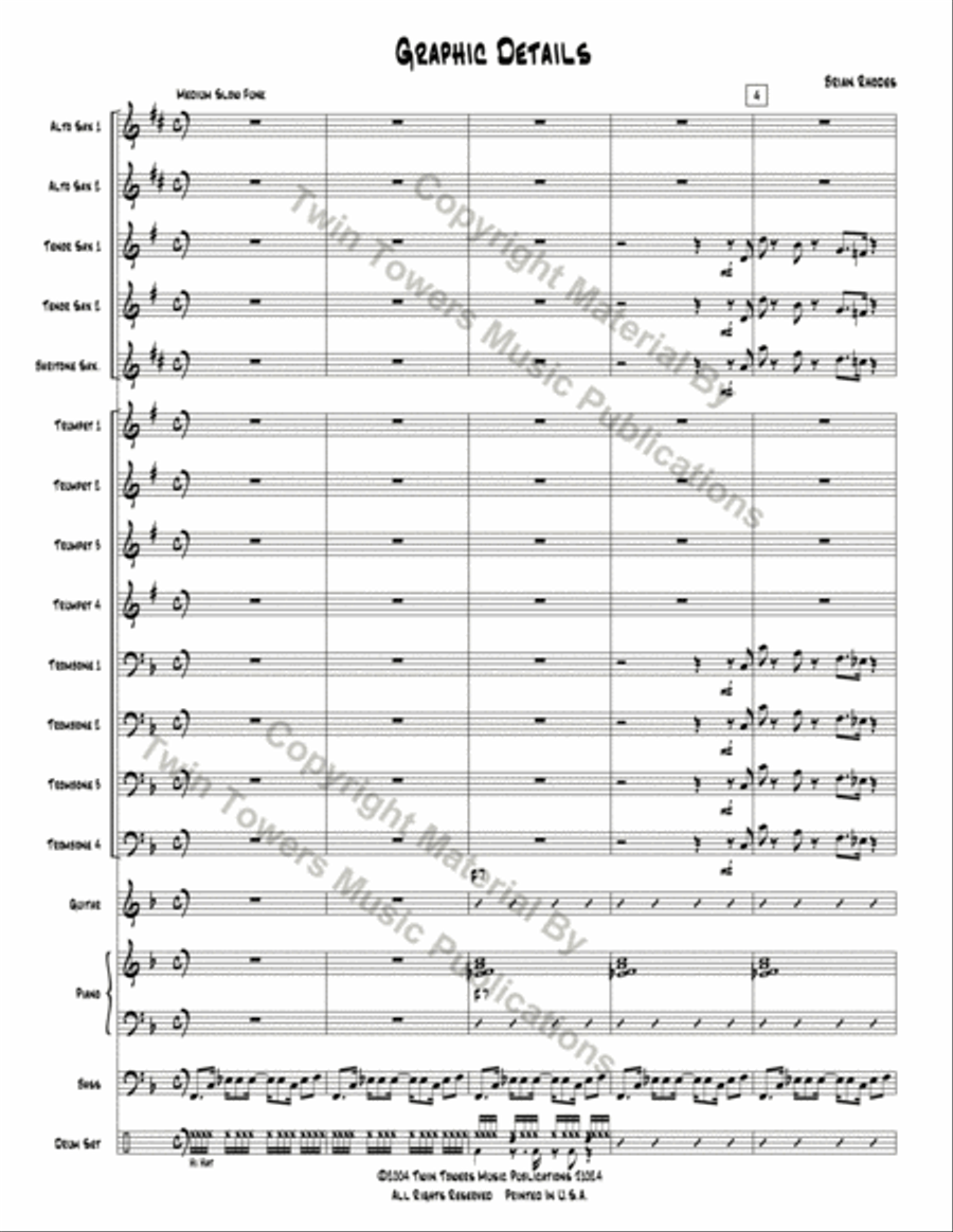Graphic Details Graphic Details Jazz Ensemble scores gallery preview page 3