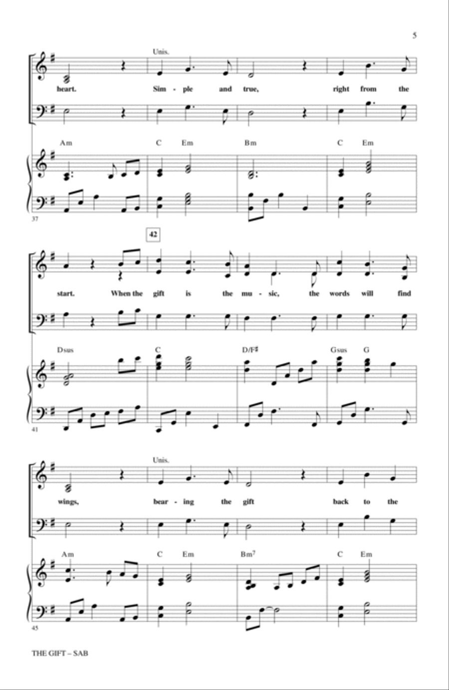 The Gift The Gift 3-Part scores gallery preview page 4
