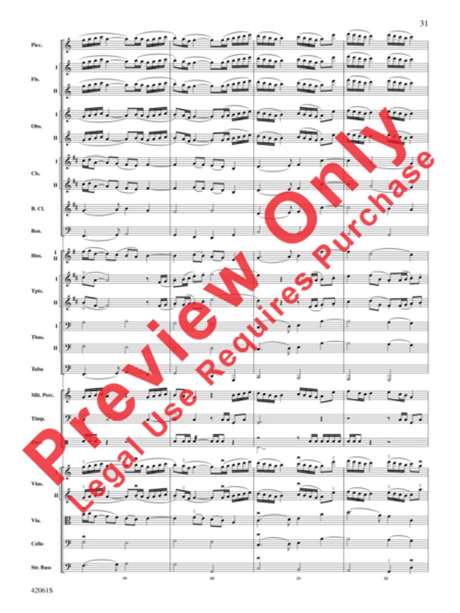 South County Sketches Full Orchestra scores gallery preview page 32