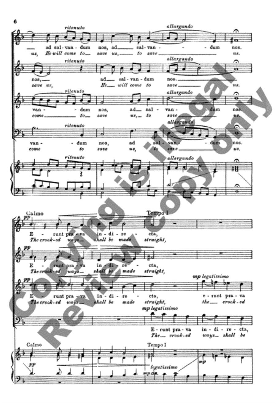 Canite Tuba in Sion (Blow Ye the Trumpets in Zion) 4-Part scores gallery preview page 12