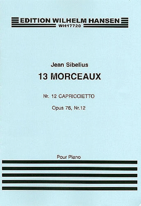 Jean Sibelius: 13 Pieces Op.76 No.12 