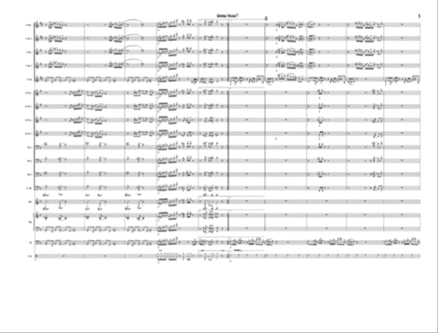 Whose House? Whose House? Jazz Ensemble scores gallery preview page 4