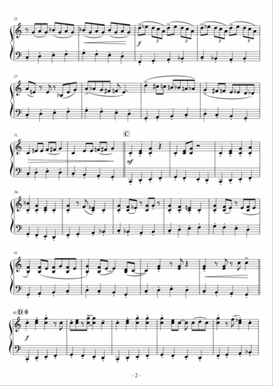 Rock Around The Clock Easy Piano scores gallery preview page 2