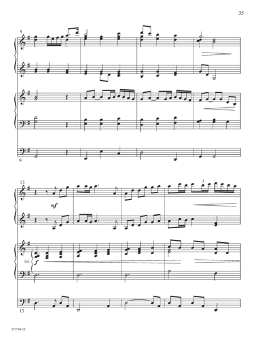 Grace So Amazing Grace So Amazing Organ scores gallery preview page 18