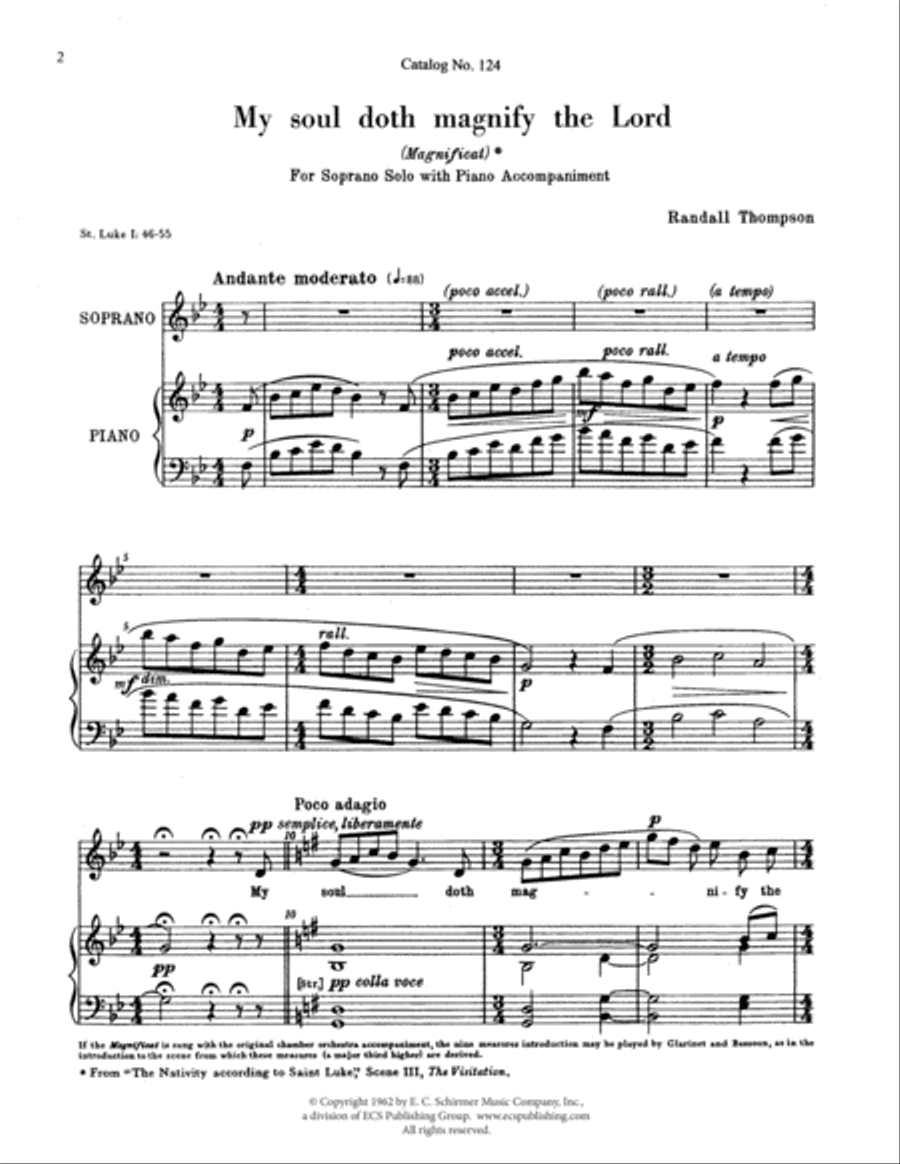 My Soul Doth Magnify the Lord (Magnificat) Orchestra scores gallery preview page 1