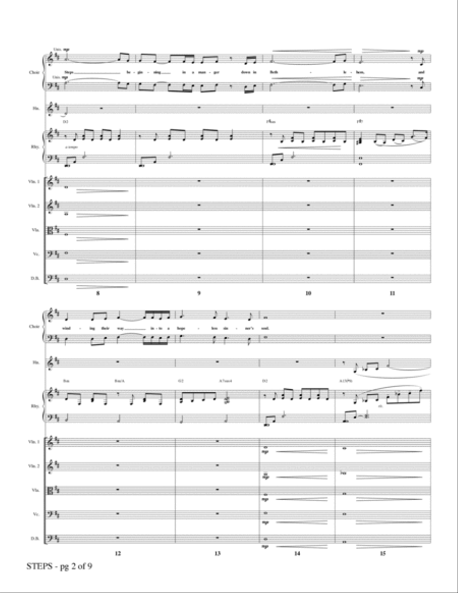 Steps - Full Score Choir scores gallery preview page 2