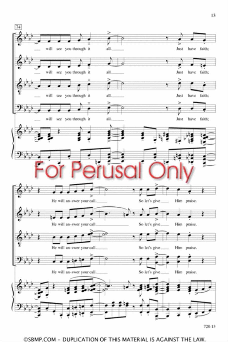 Rejoice! - SATB Octavo Rejoice! - SATB Octavo 4-Part scores gallery preview page 12