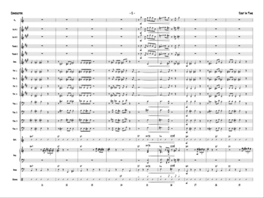 Just in Time Just in Time Jazz Ensemble scores gallery preview page 3