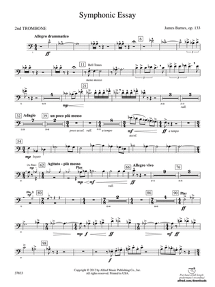 Symphonic Essay: 2nd Trombone