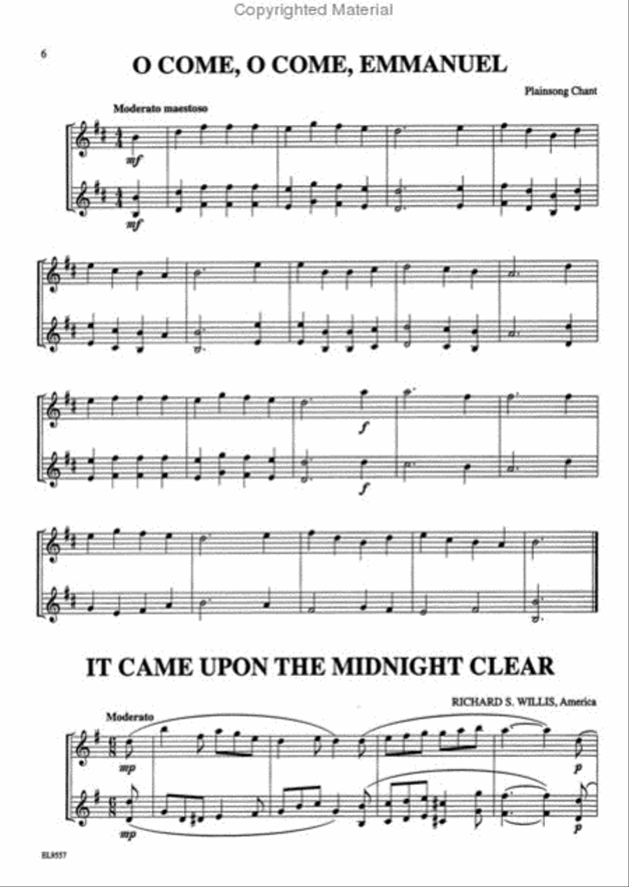 Christmas Duets for All (Holiday Songs from Around the World) Small Ensemble scores gallery preview page 3