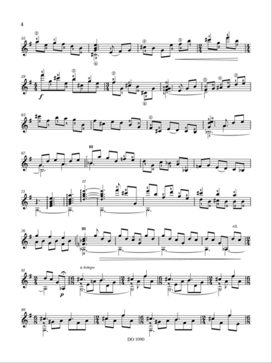 Landmarks Classical Guitar scores gallery preview page 4