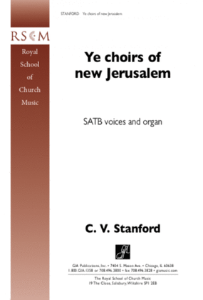 Book cover for Ye Choirs of New Jerusalem