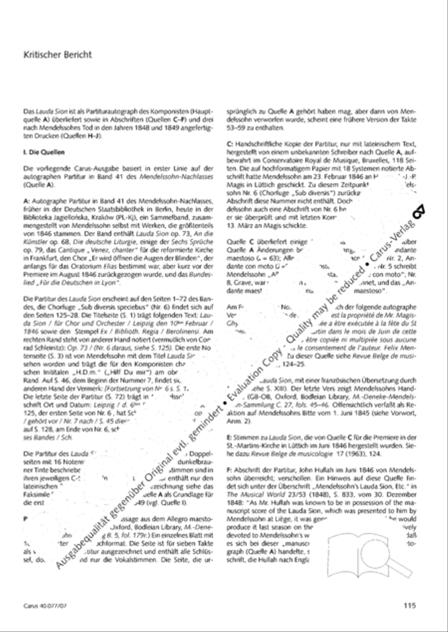 Lauda Sion Lauda Sion 4-Part scores gallery preview page 128