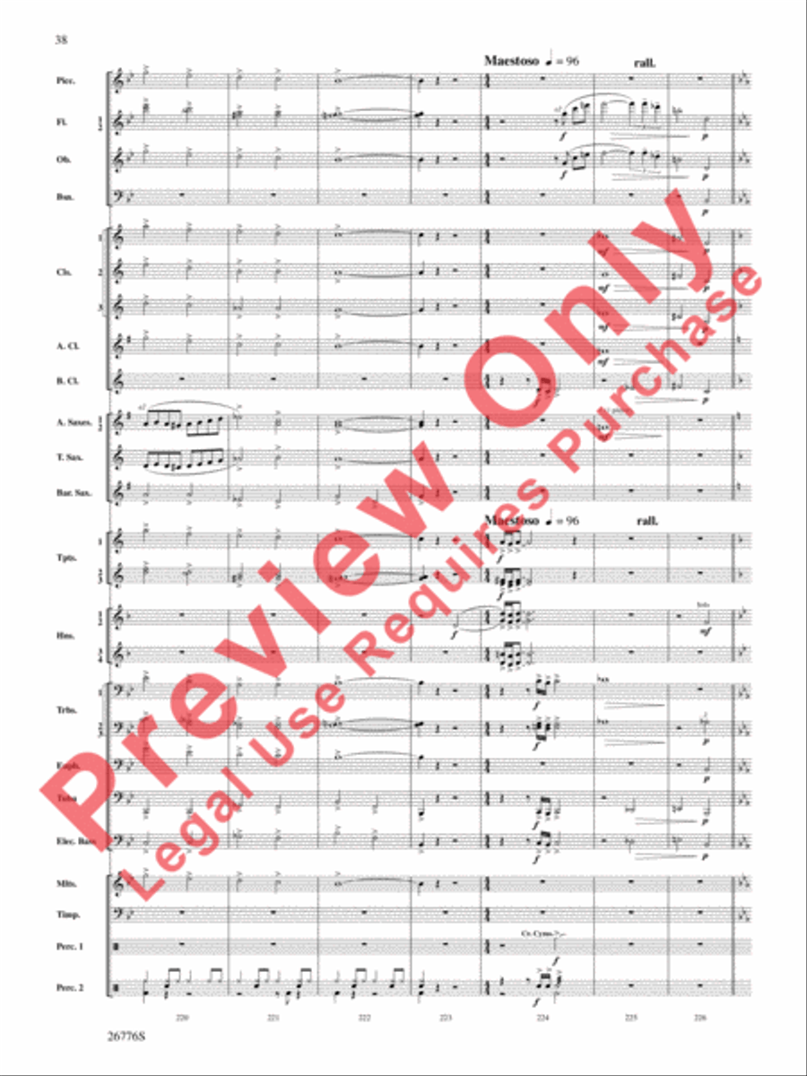 The Music of Disneyland Concert Band scores gallery preview page 39