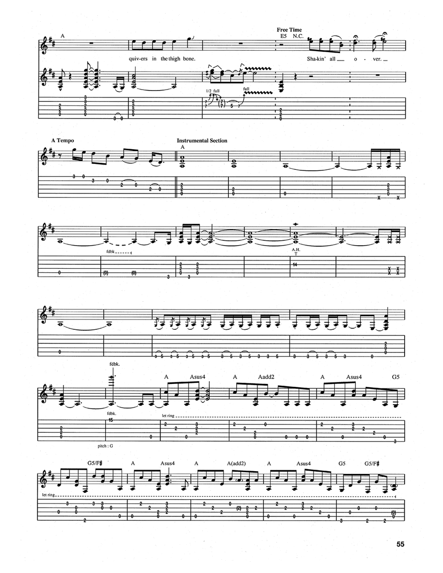 Shakin' All Over Shakin' All Over Acoustic Guitar scores gallery preview page 3