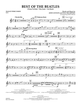 Best of The Beatles (arr. John Moss) - Mallet Percussion