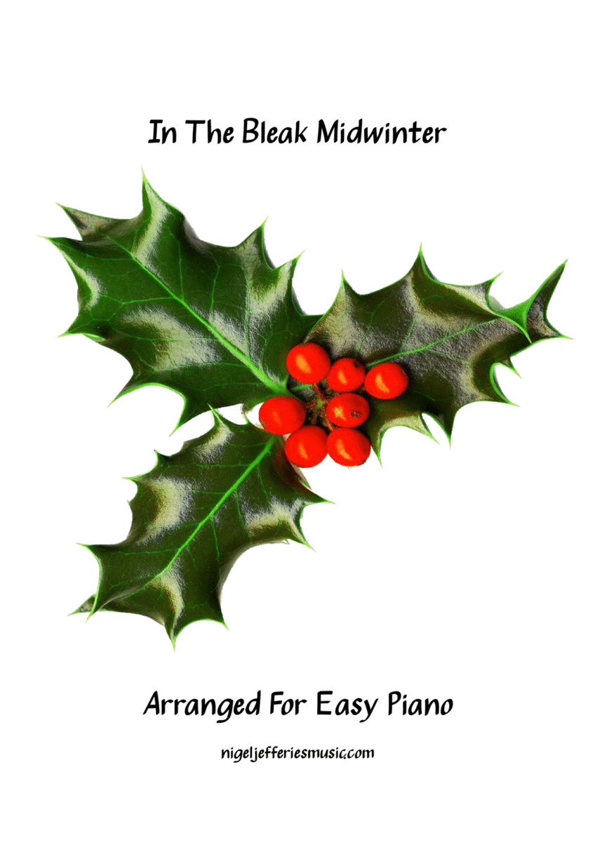 In The Bleak Midwinter arranged for easy piano image number null