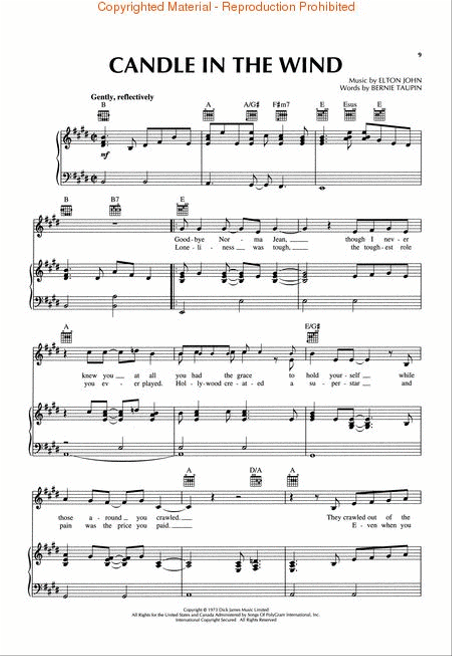 Elton John Ballads - 2nd Edition Piano, Vocal, Guitar scores gallery preview page 3