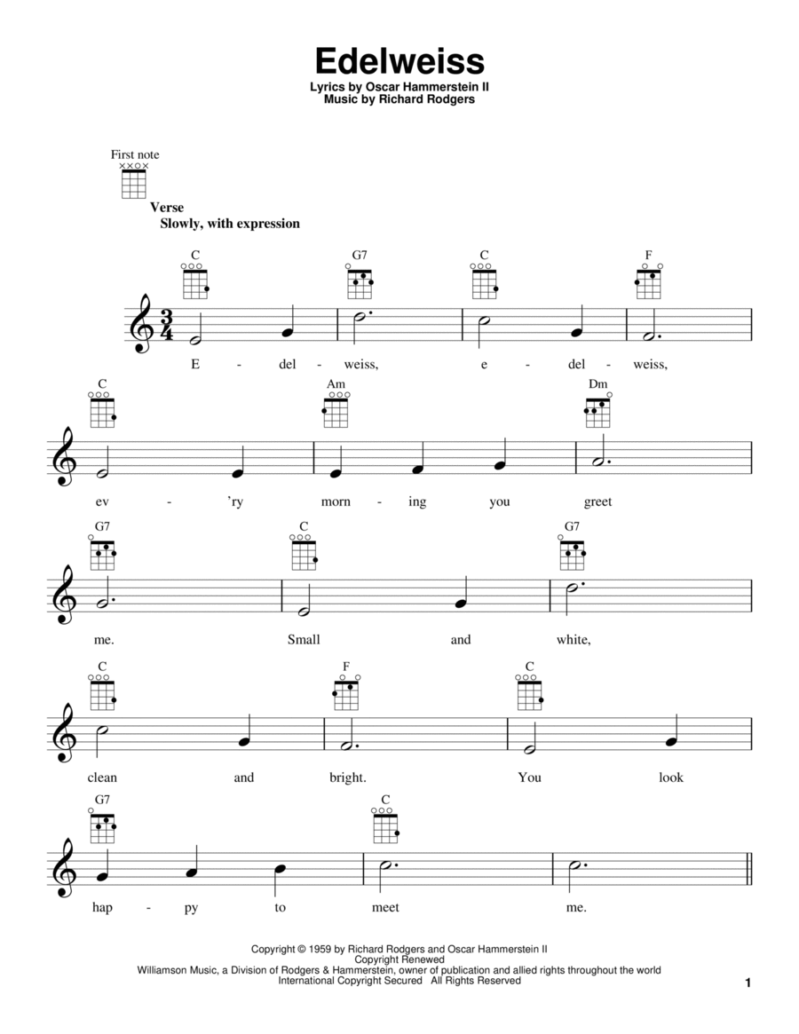 Edelweiss (from The Sound of Music)