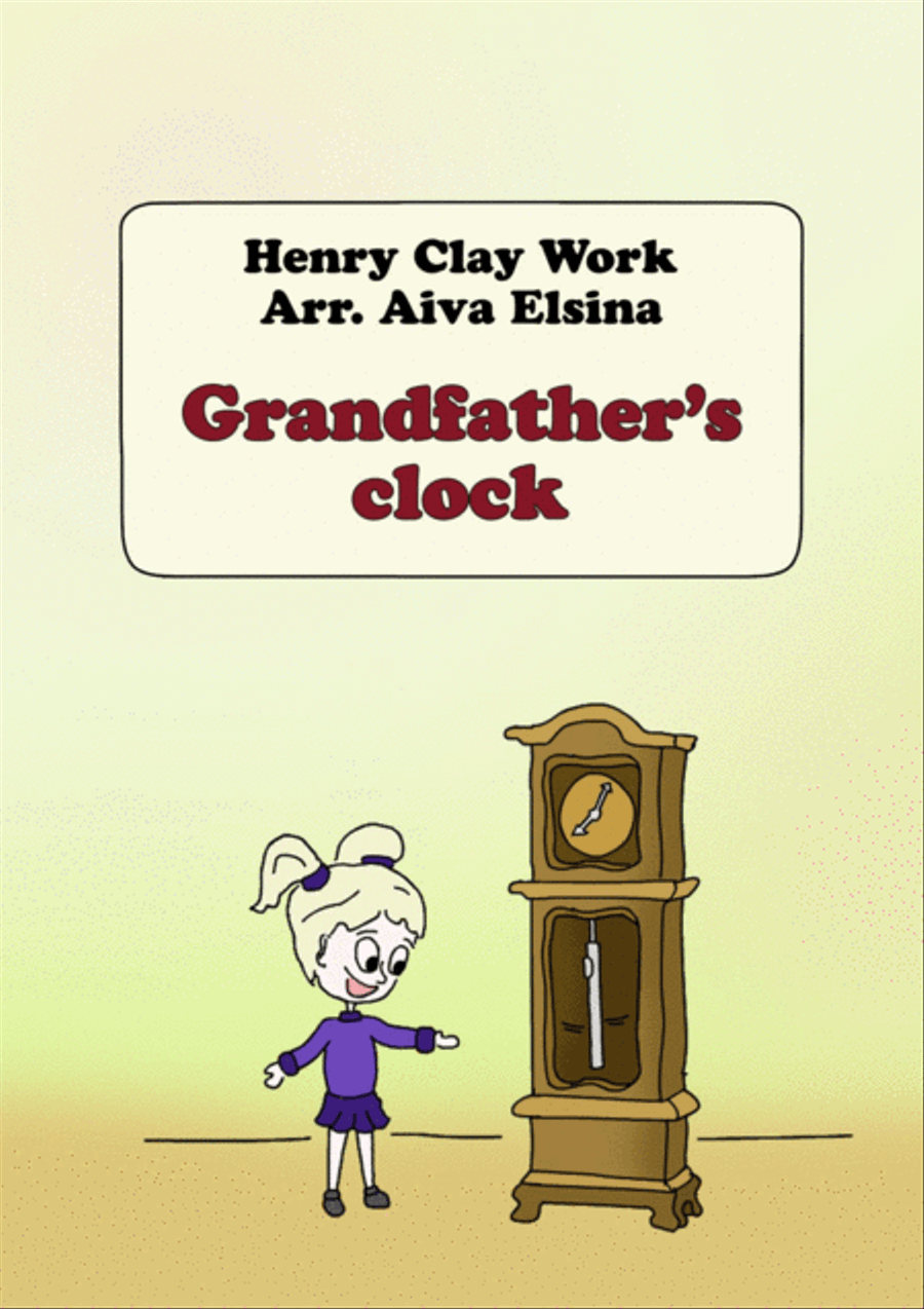 Grandfather's clock Flute Solo scores gallery preview page 1