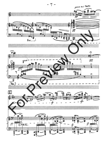 Sonata For Violin and Piano