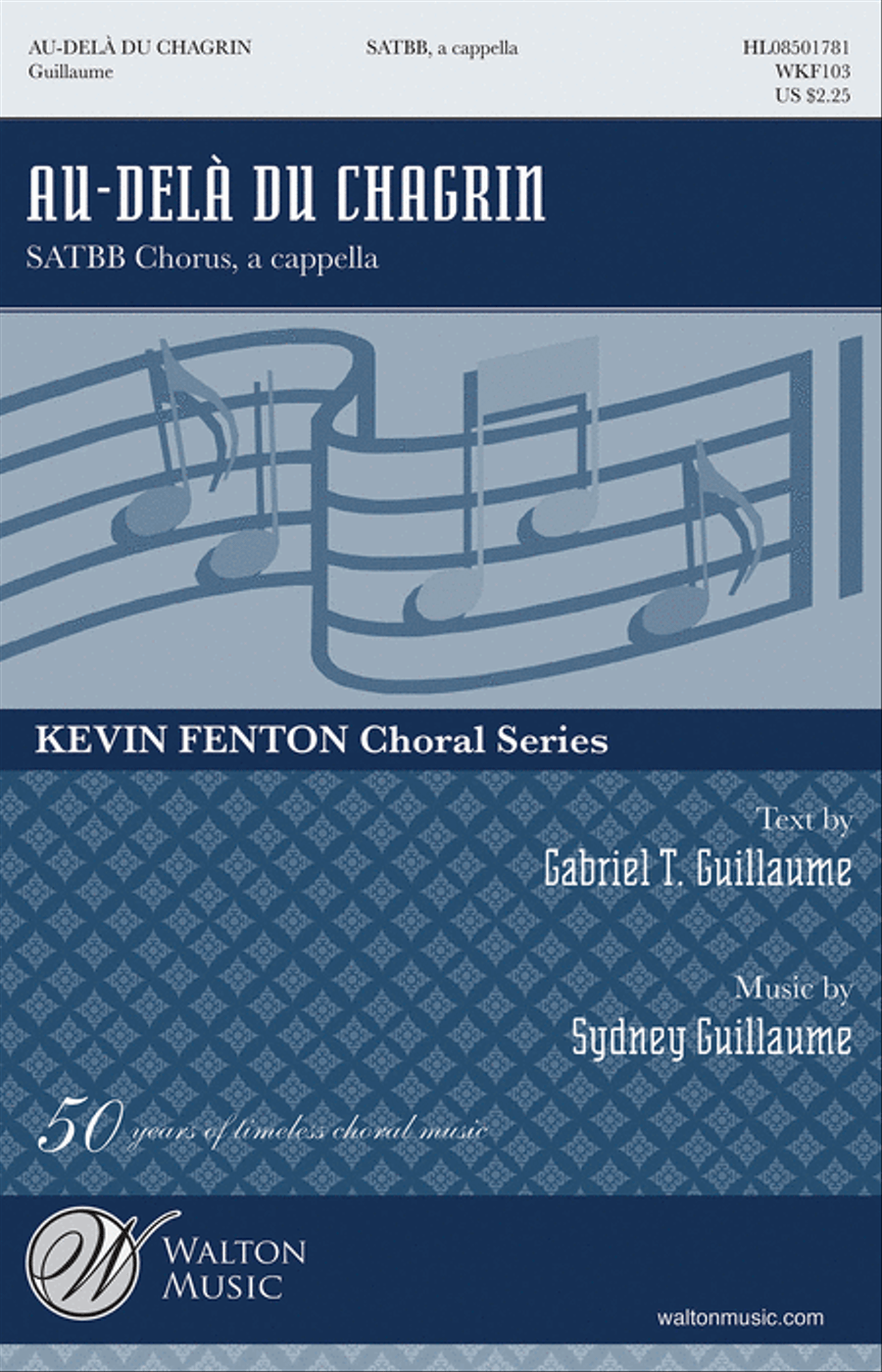 Au Dela Du Chagrin (Beyond the Sorrow) Choir scores gallery preview page 1