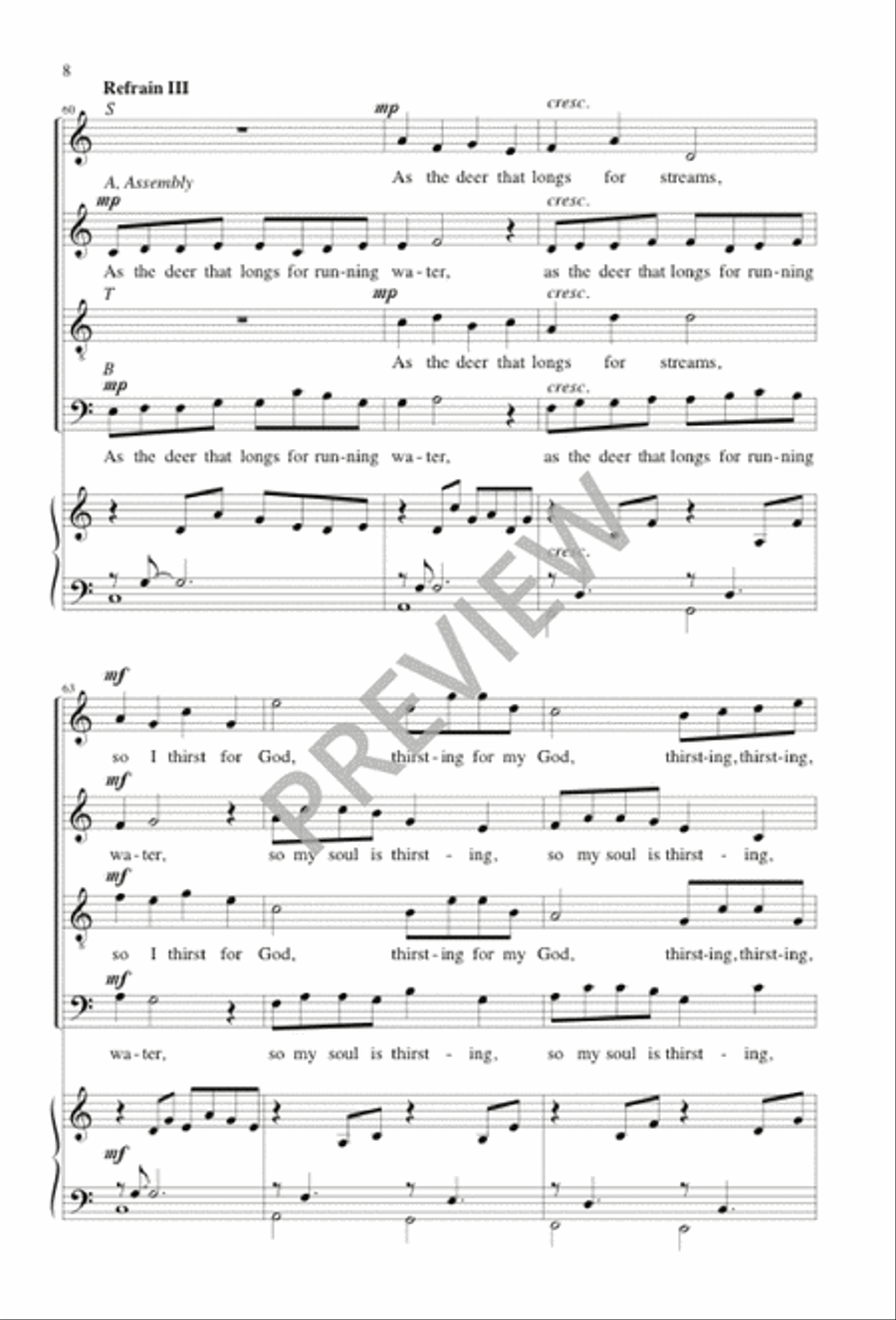 As the Deer 4-Part scores gallery preview page 7