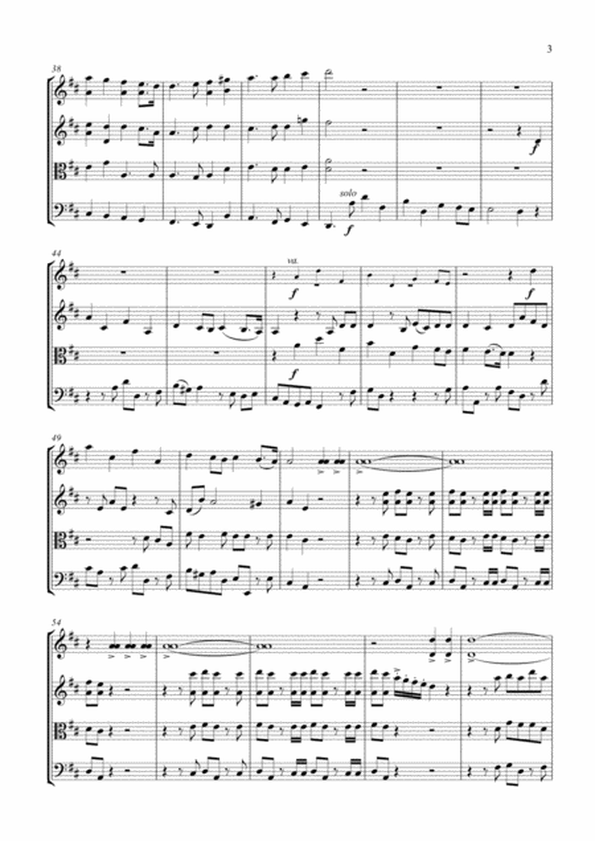 Hallelujah Chorus for String Quartet image number null