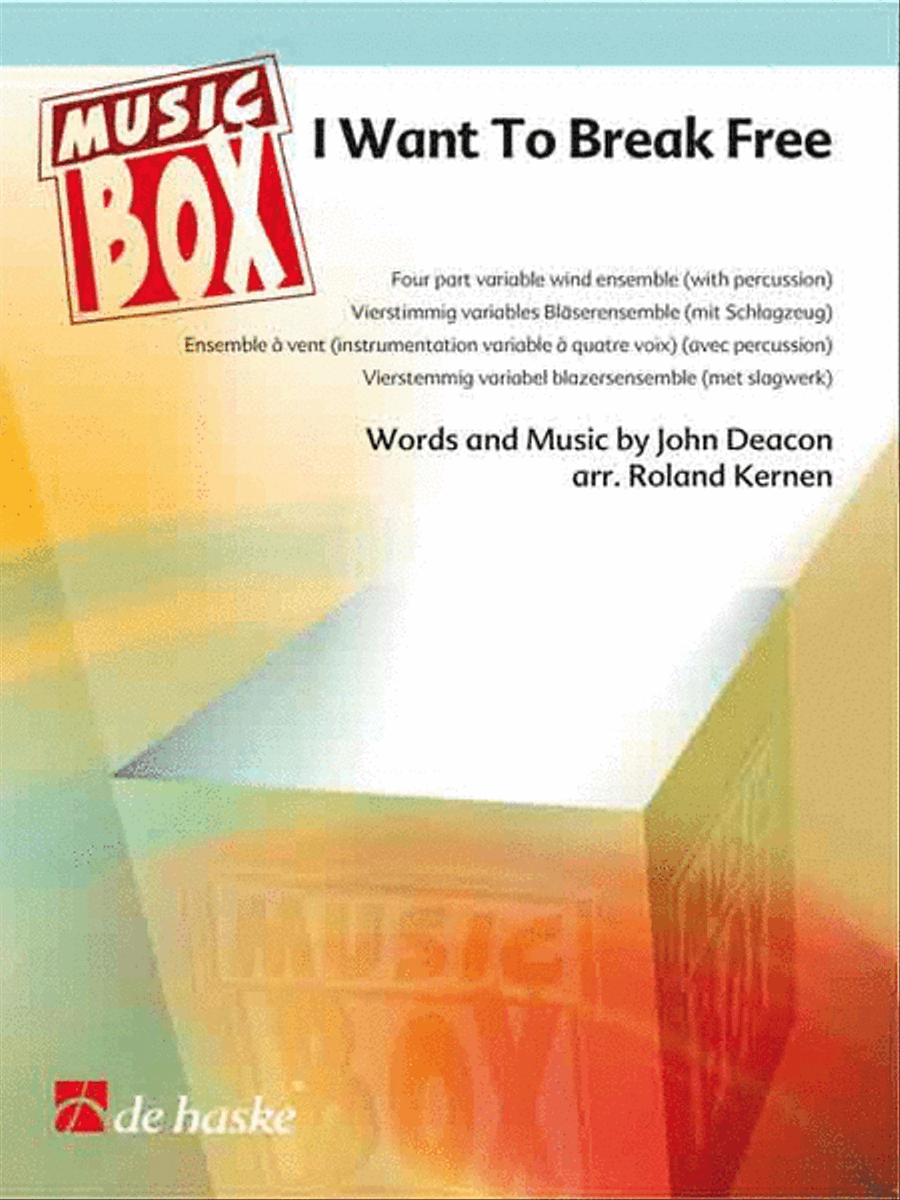 I Want To Break Free Percussion scores gallery preview page 1