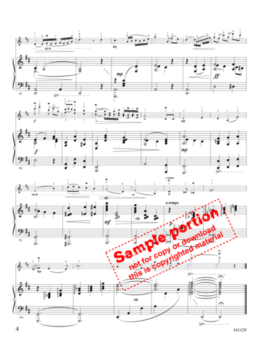 Does Jesus Care Does Jesus Care Violin Solo scores gallery preview page 4