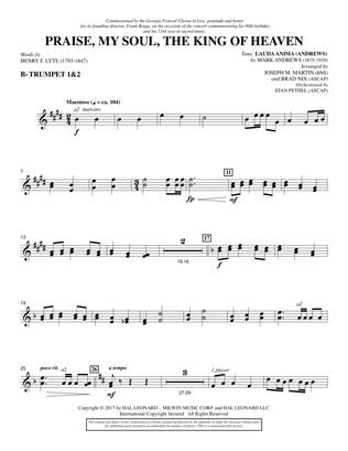 Praise, My Soul, the King of Heaven - Bb Trumpet 1,2