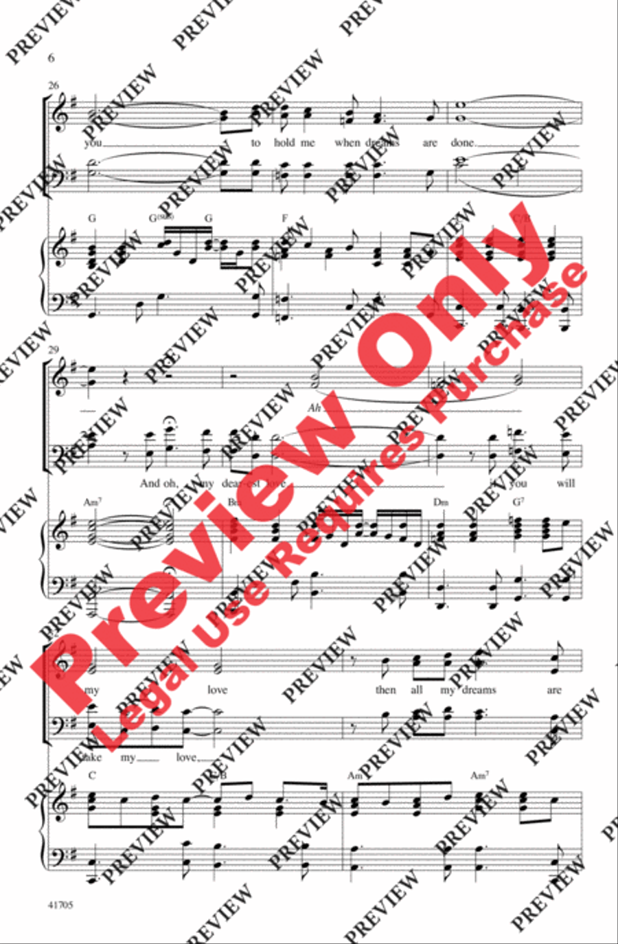 With You 4-Part scores gallery preview page 6