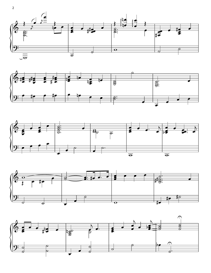 I Saw Mommy Kissing Santa Claus Piano Solo scores gallery preview page 2