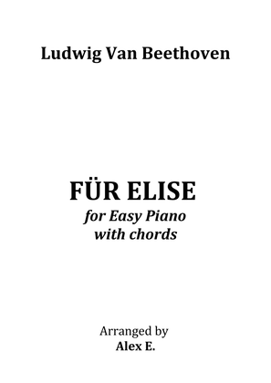 Book cover for Für Elise - Easy Piano with chords