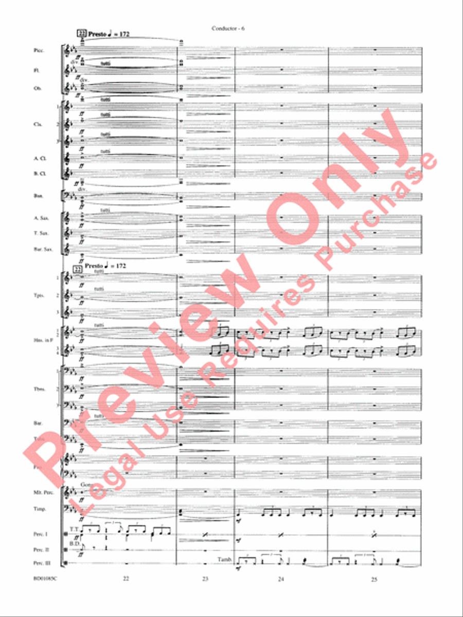 The Ascension Concert Band scores gallery preview page 9