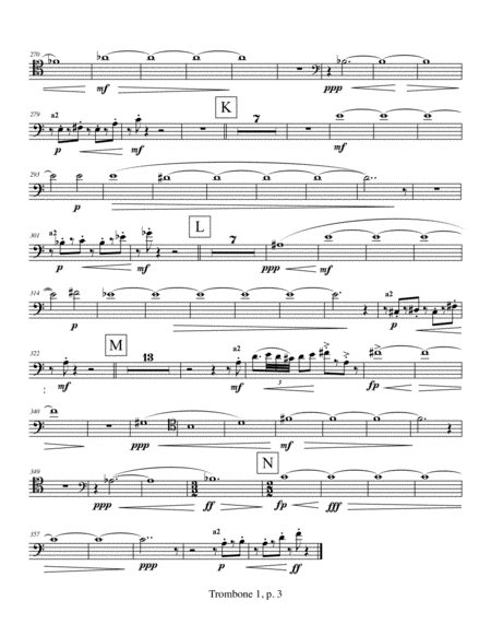 Violin Concerto (2009) Trombone part 1