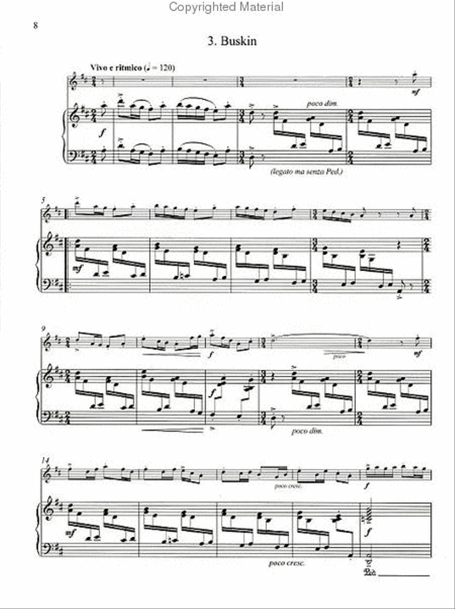 7 Country Dances Flute Solo scores gallery preview page 2
